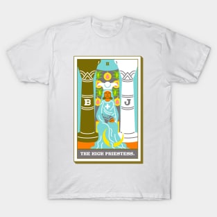 II - The High Priestess - Tarot Card T-Shirt